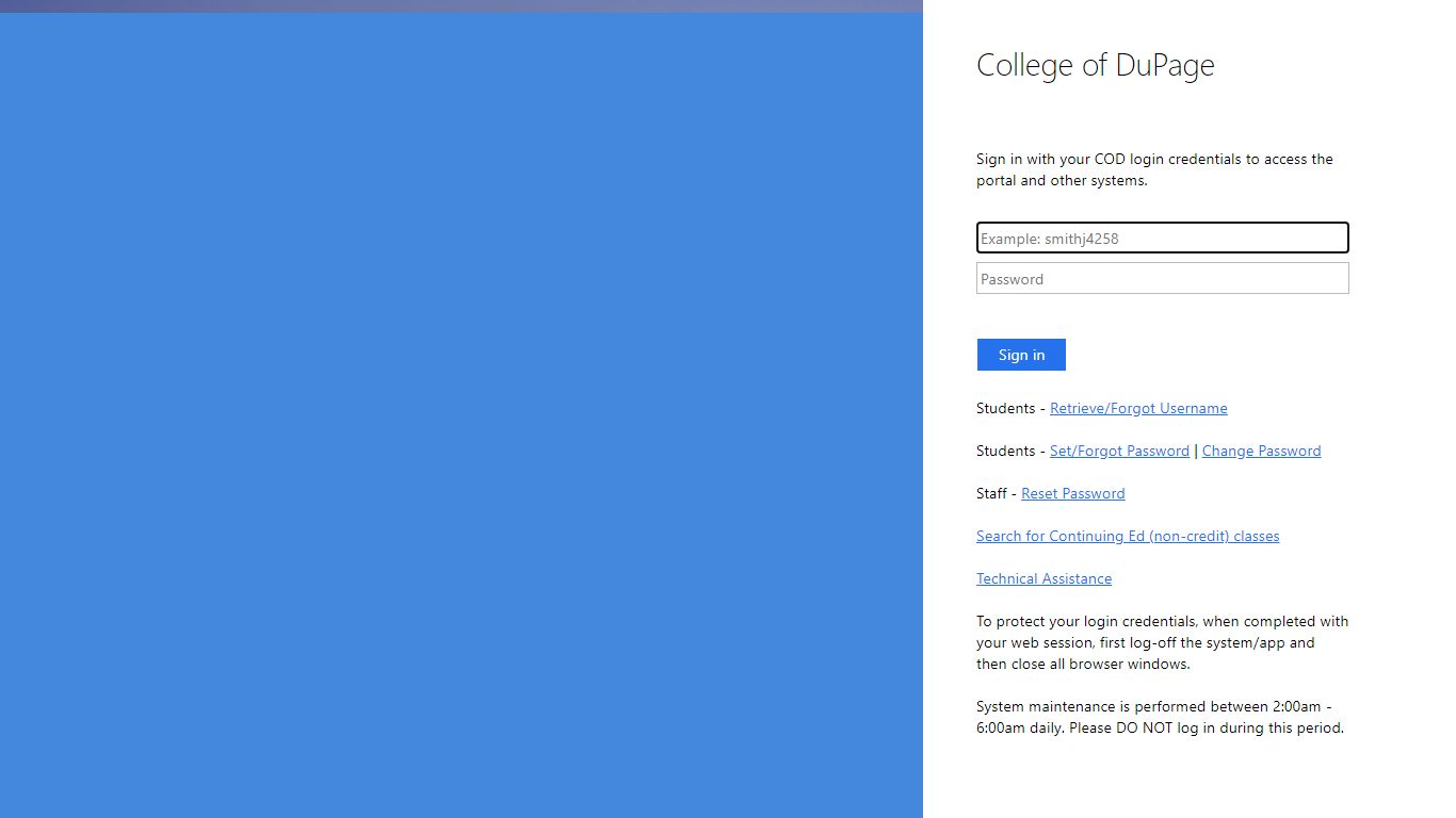 JavaScript required - College of DuPage